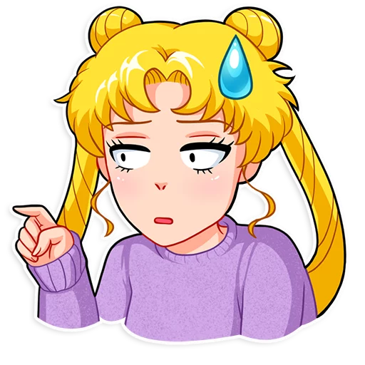 😯 Стикер «Sailor Moon» для Telegram