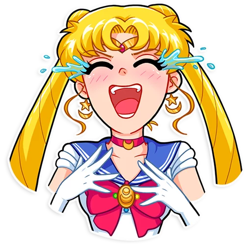 Стикерпак Sailor Moon для Telegram