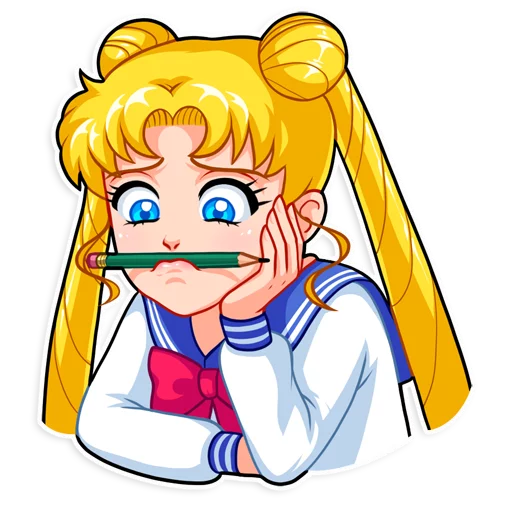 😟 Стикер «Sailor Moon» для Telegram