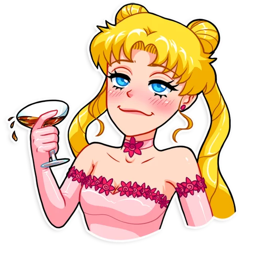 🥴 Стикер «Sailor Moon» для Telegram