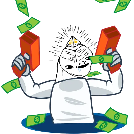 💸 Стикер «PrcieGoUP» для Telegram
