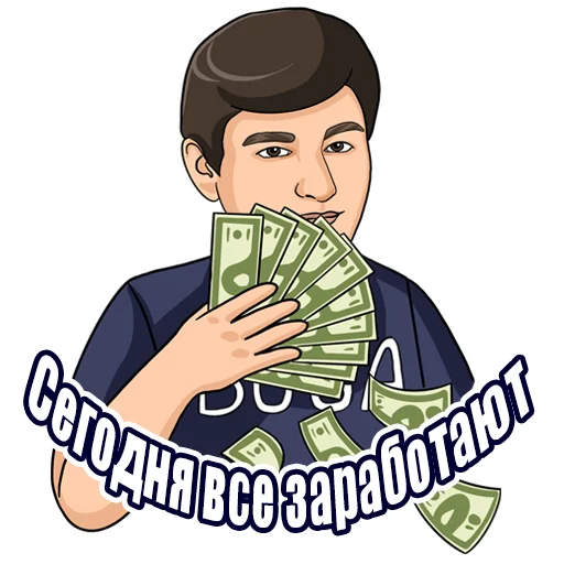 💵 Стикер «BUGA» для Telegram