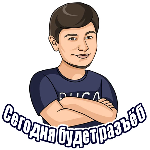 😏 Стикер «BUGA» для Telegram
