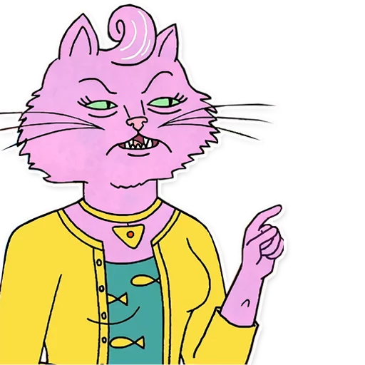 😾 Стикер «Princess Carolyn» для Telegram