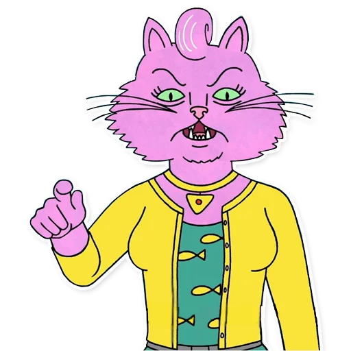 😠 Стикер «Princess Carolyn» для Telegram