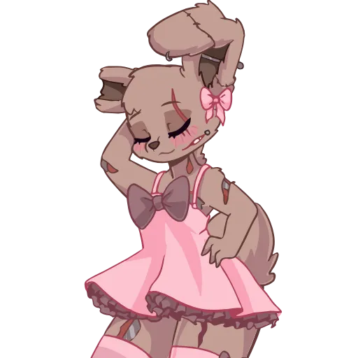 Стикерпак Femboy Springtrap для Telegram