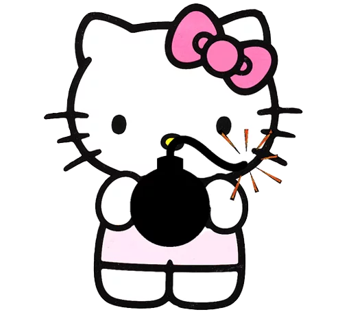 😡 Стикер «Ati-kitty» для Telegram
