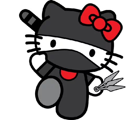 😈 Стикер «Ati-kitty» для Telegram