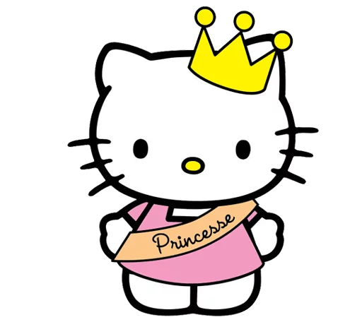 👸 Стикер «Ati-kitty» для Telegram
