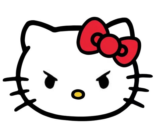 😡 Стикер «Ati-kitty» для Telegram