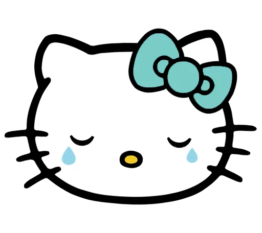😭 Стикер «Ati-kitty» для Telegram