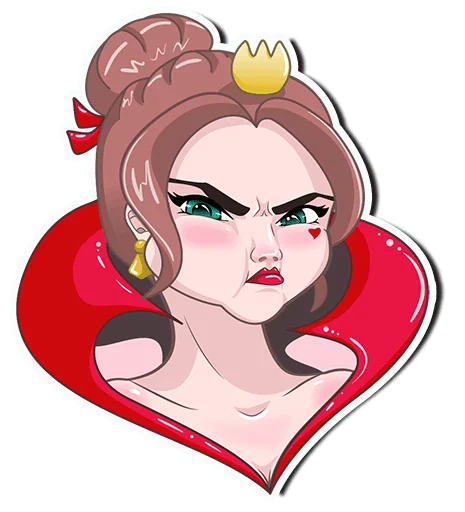 😡 Стикер «PrincessBrina» для Telegram