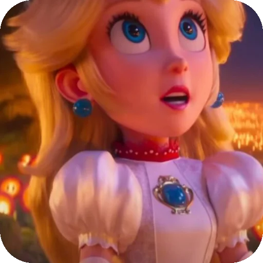😯 Стикер «Princess Peach» для Telegram