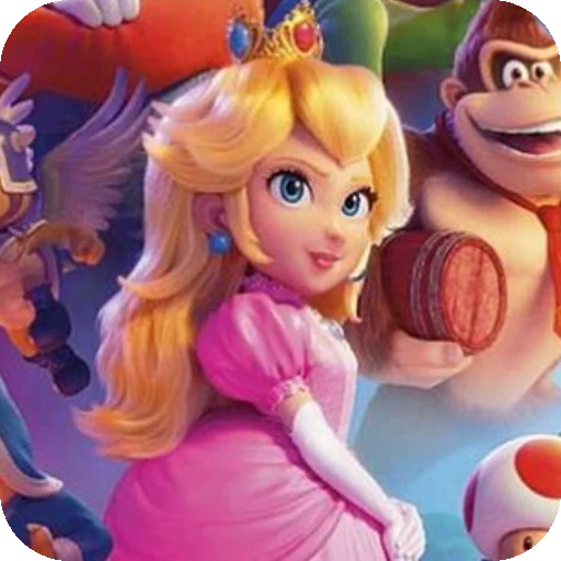 👨‍👨‍👦 Стикер «Princess Peach» для Telegram