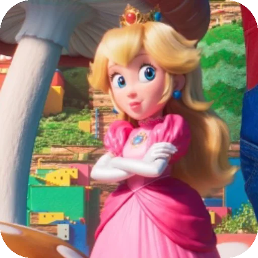 😗 Стикер «Princess Peach» для Telegram