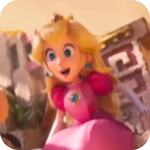 🥰 Стикер «Princess Peach» для Telegram
