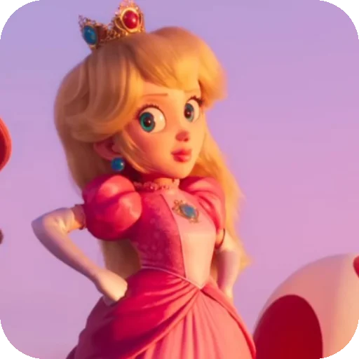 Стикерпак Princess Peach для Telegram