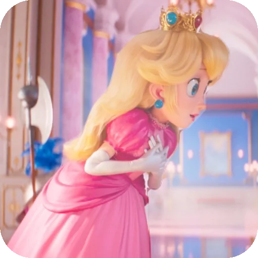 🤭 Стикер «Princess Peach» для Telegram