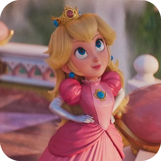 👀 Стикер «Princess Peach» для Telegram