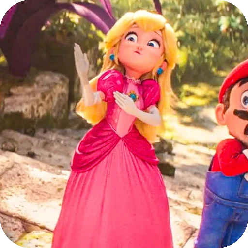 🥋 Стикер «Princess Peach» для Telegram