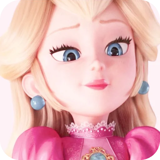 ☺ Стикер «Princess Peach» для Telegram