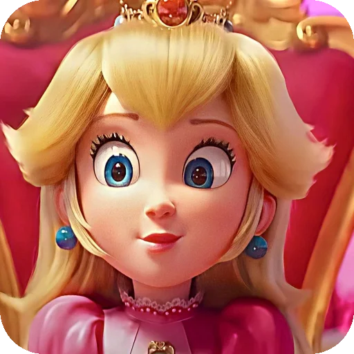 👸 Стикер «Princess Peach» для Telegram