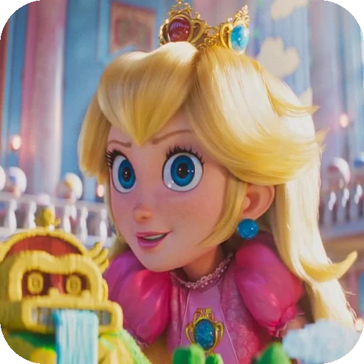 🧸 Стикер «Princess Peach» для Telegram