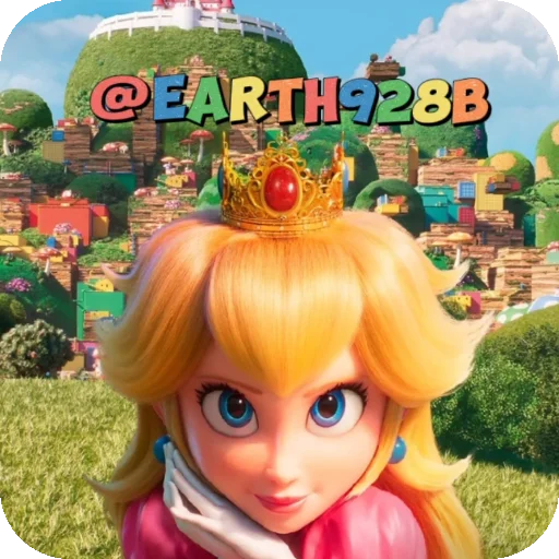 👾 Стикер «Princess Peach» для Telegram