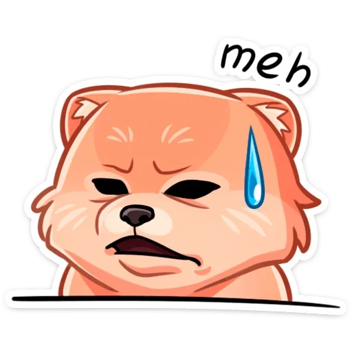 😣 Стикер «Принц Тоффи» для Telegram
