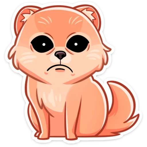 ☹️ Стикер «Принц Тоффи» для Telegram