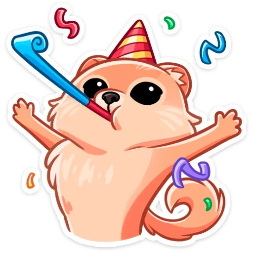 🥳 Стикер «Принц Тоффи» для Telegram