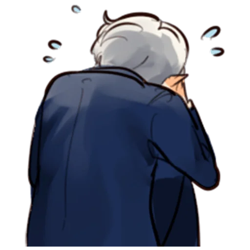 😭 Стикер «Эльф в костюме 2» для Telegram