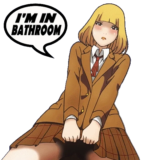 🚽 Стикер «PRISON SCHOOL» для Telegram