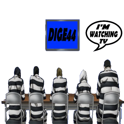 📺 Стикер «PRISON SCHOOL» для Telegram