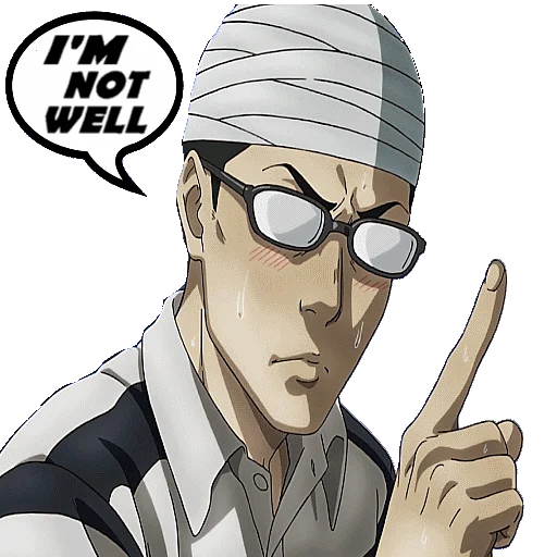 🤕 Стикер «PRISON SCHOOL» для Telegram