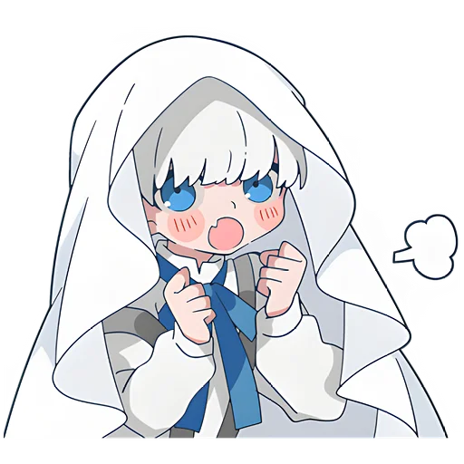 😤 Стикер «Призрак-кун» для Telegram
