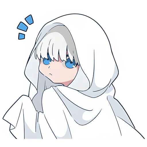 🤨 Стикер «Призрак-кун» для Telegram