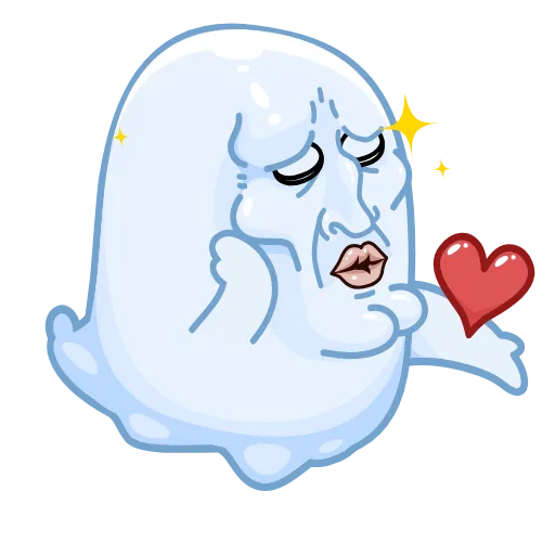 😘 Стикер «Призрак» для Telegram