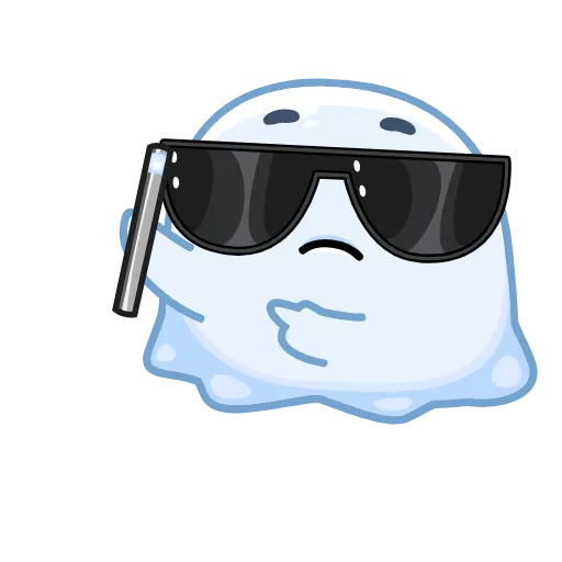 😎 Стикер «Призрак» для Telegram