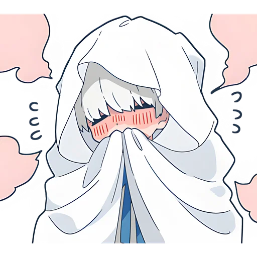 🤭 Стикер «Призрак кун» для Telegram