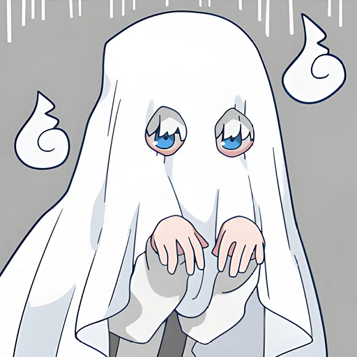 👻 Стикер «Призрак кун» для Telegram