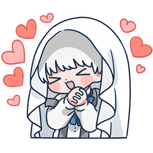 🥰 Стикер «Мини призрак» для Telegram