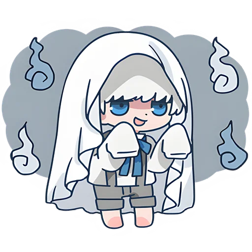 👻 Стикер «Мини призрак» для Telegram