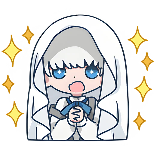 🤩 Стикер «Мини призрак» для Telegram