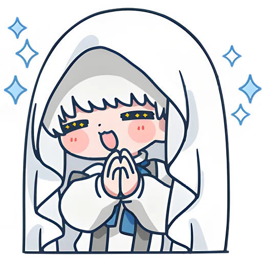 😊 Стикер «Мини призрак» для Telegram