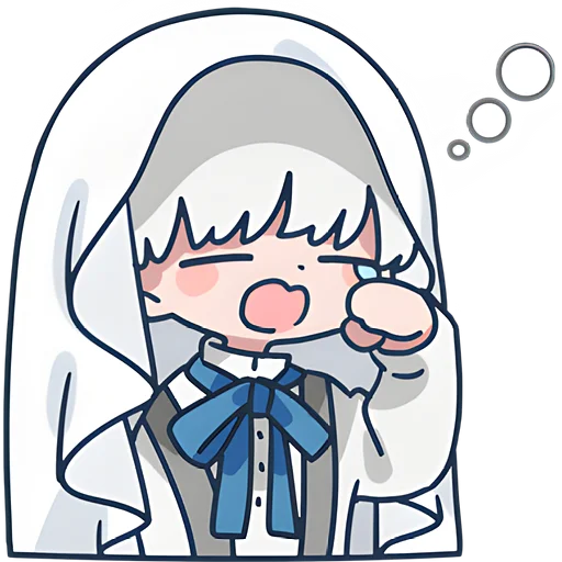 🥱 Стикер «Мини призрак» для Telegram