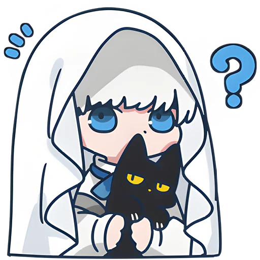 🤨 Стикер «Мини призрак» для Telegram