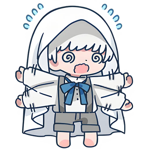 😵‍💫 Стикер «Мини призрак» для Telegram