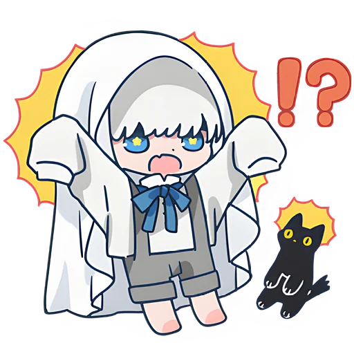 😱 Стикер «Мини призрак» для Telegram