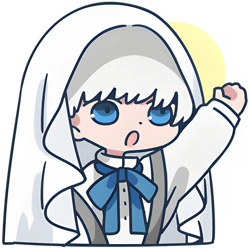👋 Стикер «Мини призрак» для Telegram